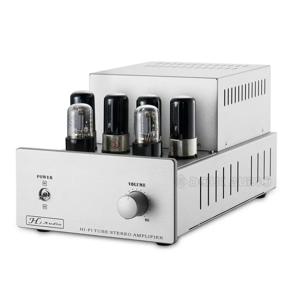 Nobsound 6P6P(6V6) Вакуумный ламповый усилитель HiFi класса AB стерео аудио двухтактный вакуумный усилитель DIY KIT/собранный - Цвет: Finisheded