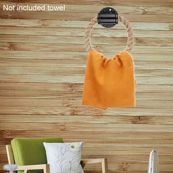 

Toilet Wall Mount Hanger Bathroom Organiser Rack Exquisite Industrial Vintage Decoration Cast Iron Storage Towel Holder Home