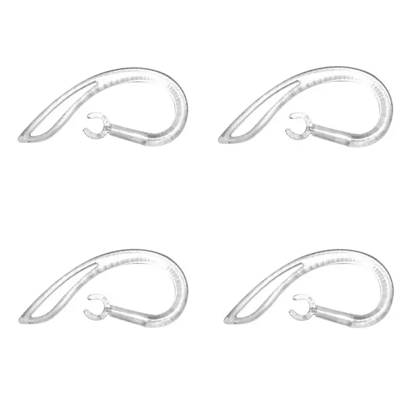 2 шт. 6 мм 7 мм 8 мм 10 мм Bluetooth наушники прозрачный силиконовый Заушник зажим петли наушники с ушным крючком Замена аксессуары