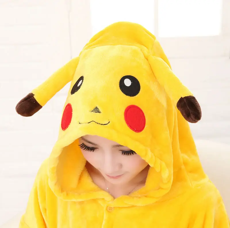 Pokemon Go пижамы костюмы для косплея кигуруми Пикачу для унисекс танцевальная причудливая Пижама подарок на вечеринку в честь Хэллоуина для взрослых детей Размер