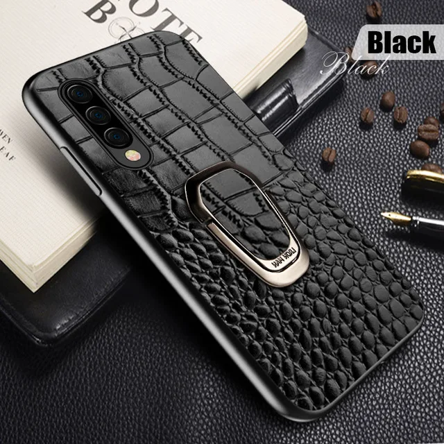 Black Чехол для телефона для samsung Galaxy S7 S8 S9 S10 Plus Note 8 9 10 plus подставка Brack чехол для A30 A50 A70 A5 A7 j6 A8 чехол - Цвет: Black