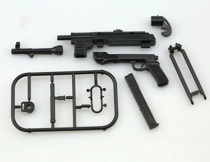 1:6 MP40 пистолет пулемет для второй мировой войны пластиковая Сборная модель