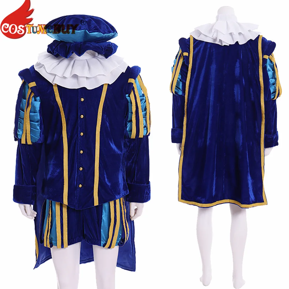 Costumebuy Victorian Royal Tudor King Costume Cosplay Rinascimentale Medievale Principe Elisabettiano Opera Performance Suit Custom Made