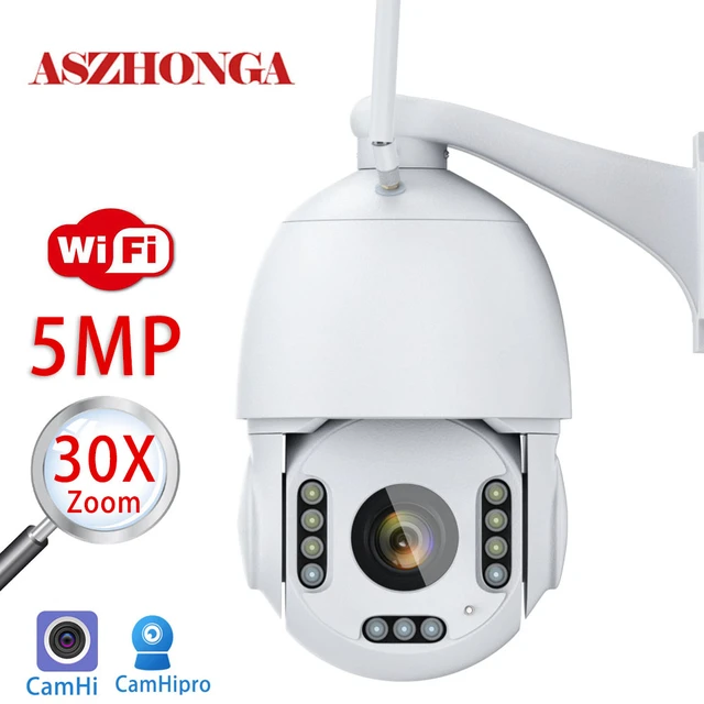 Nouveau 8MP 4K PTZ IP Caméra 30x Zoom Optique Wifi Voiture Suivi Humain  Couleur Vision Nocturne sur Aliexpress