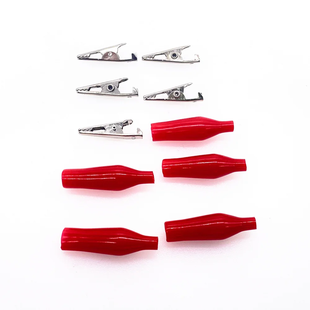 28MM Metal Alligator Clip S4 Crocodile Electrical Clamp for Testing Probe Meter 10pcs/lot alligator clips
