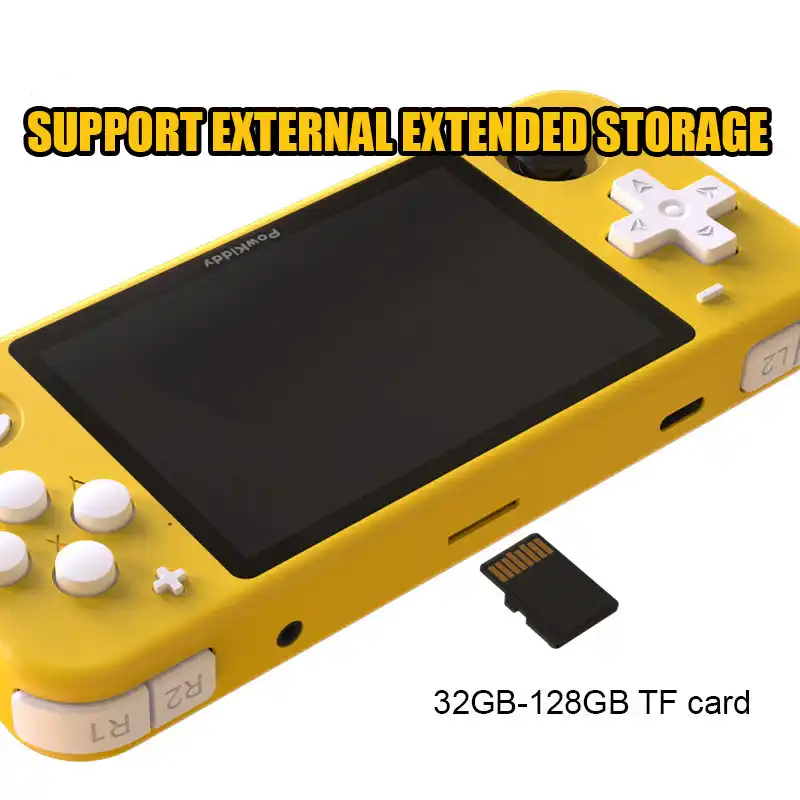 Console di gioco open source multifunzione batteria 2800 mAh retr/ò con schermo IPS da 3,5 RGB10 doppia modalit/à 3D 4800 giochi classici Bluetooth WiFi HD