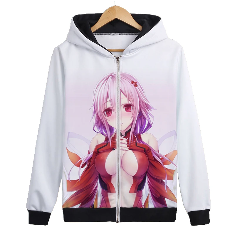 Аниме GuiltyCrown игра косплей костюм с капюшоном цифровая печать зима карнавал Хэллоуин школьная форма