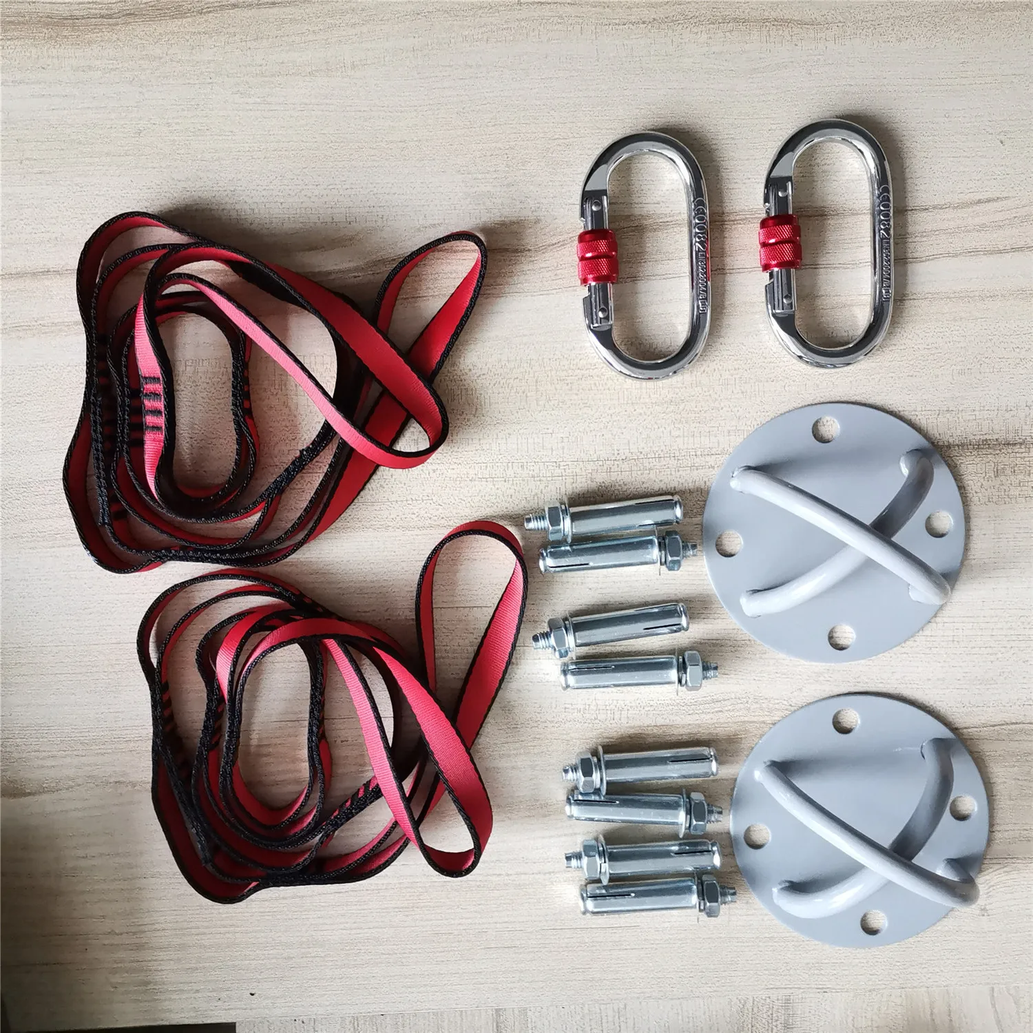 2 предмета О образное карабин супер сила Сталь закручивающаяся крышка защиты