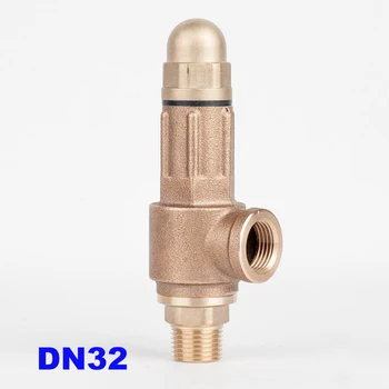 

S10 S10L bronze safety valve steam adjustable pressure copper 1-1/4 inch DN32 10/20/30bar pressure relief valve with handle