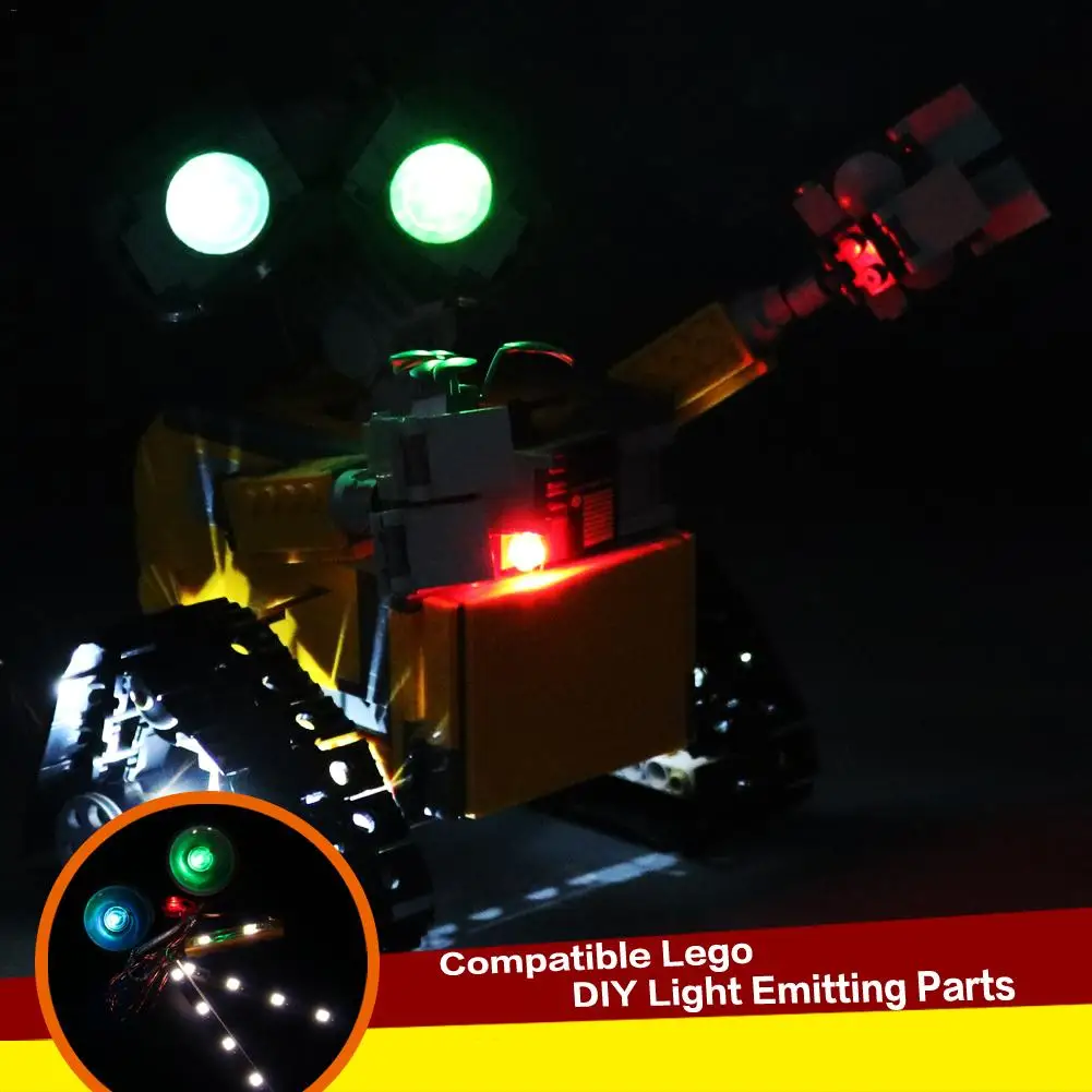 Светодиодный комплект для Ideas Wall Kyglaring светодиодный комплект для Idea Robot Wall Light, совместимый с 21303 и 16003(не включает модель