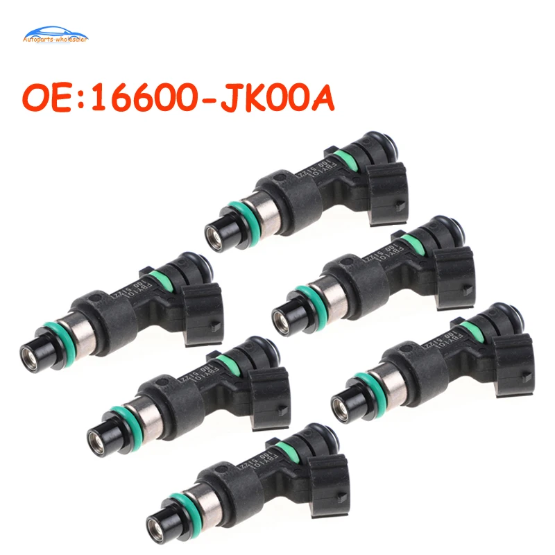 6 шт./партия для Infiniti G25 2011-2012 2,5 VQ25HR Teana J32 автомобиль Топливная форсунка Nozzle 16600-JK00A 16600JK00A FBY7030