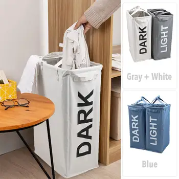 

Fashion Style Laundry Hamper Bag With Comfortable Handles Collapsible Laundry Basket with Handle Waterproof Clothes Storage Bag