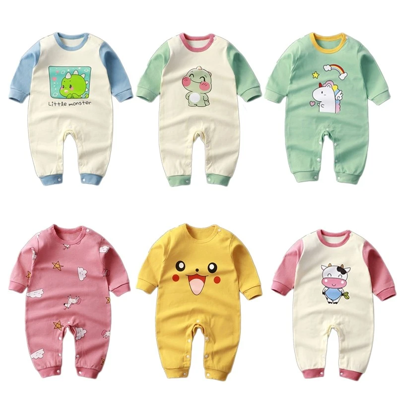 baby clothes cheap Winter Newborn Baby Pajamas Toddler Costume Baby Girl Romper Pure Cotton Cartoon Baby Onesie Baby Unisex Clothes Baby Jumpsuit baby clothes cheap