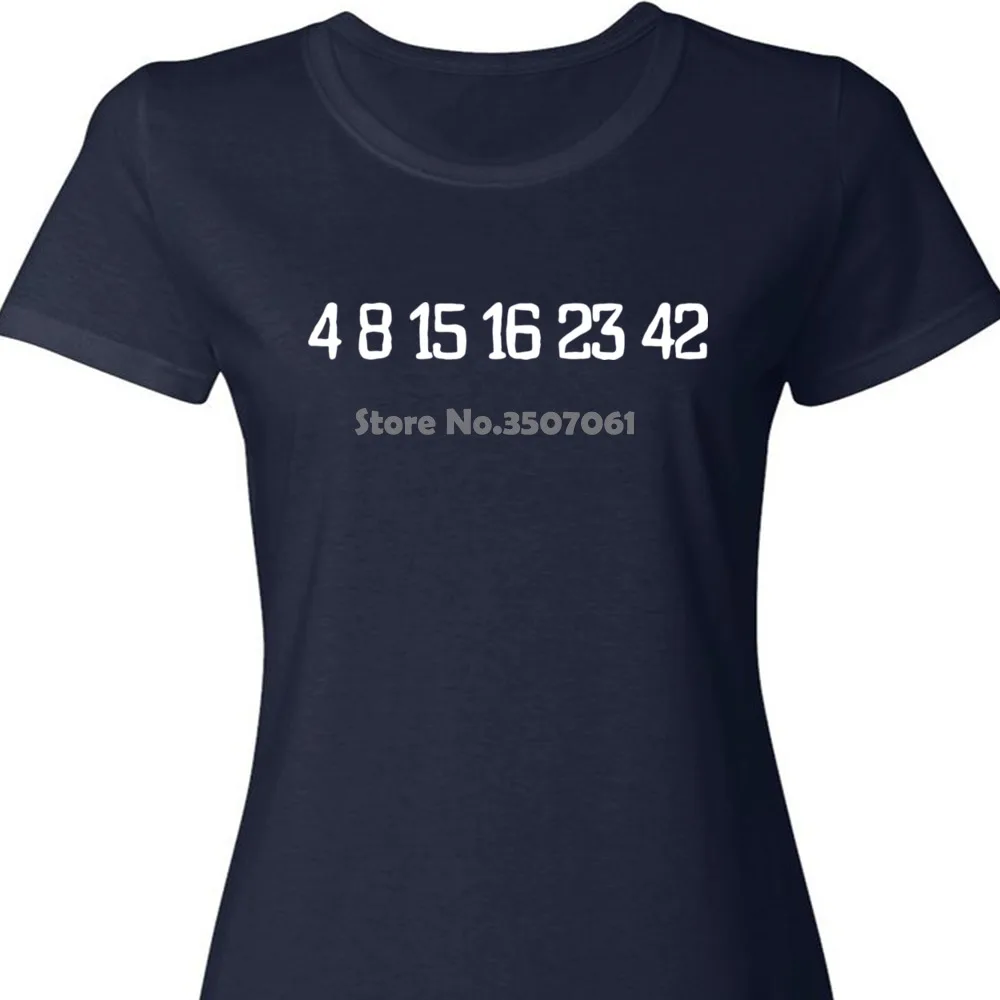 Lost Numbers 4 8 16 23 42-Mystery Tv Show-Ladies хлопковый топ новейший женский Забавный Милый худи и толстовки