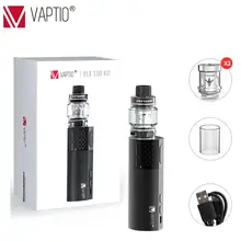 Original Vaptio Vex 100 TC Kit 100W Box MOD Vape With 8ML Paragon Tank Mesh Coil Electronic Cigarette Vaporizer Single Battery Original Vaptio Vex 100 TC Kit 100W Box MOD Vape With 8ML Paragon Tank Mesh Coil Electronic Cigarette Vaporizer Single Battery