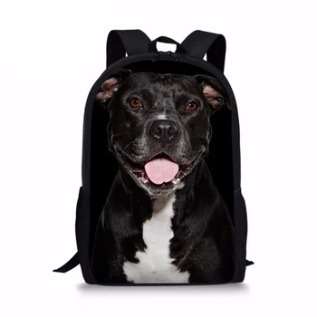 

Customzied Unisex Printing Black Dog Backpack for Kids Hard Elementary Student Boys Girls Travel Bagpack Mochila Kids Bookbag