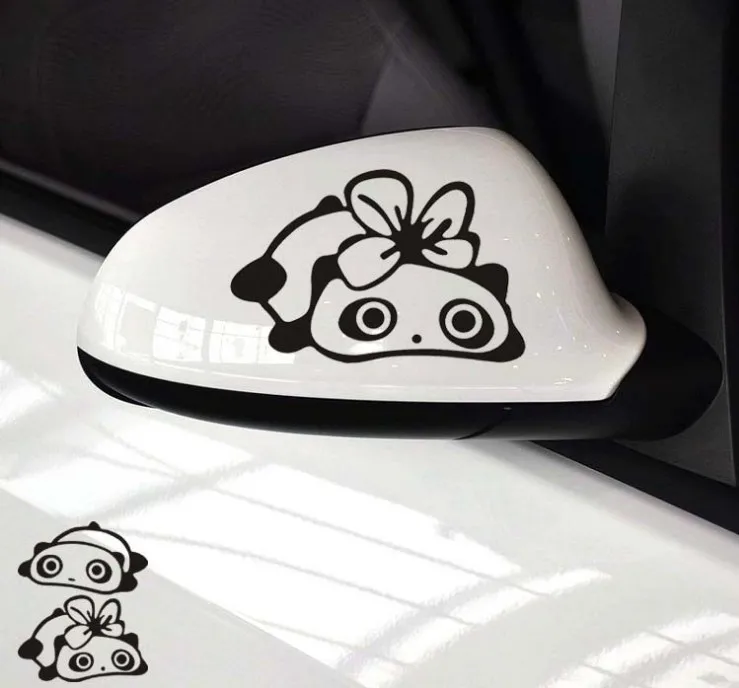 D-199 милые модные Geely panda набор маленькие паровые наклейки для автомобиля для похудения наклейки на автомобиль царапины