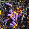PLAYFUL BAG Outdoor toy soft bullet UZI hollow short bullet EVA bullet foam 3.8cm*1.3cm high weight accessories ID46 6