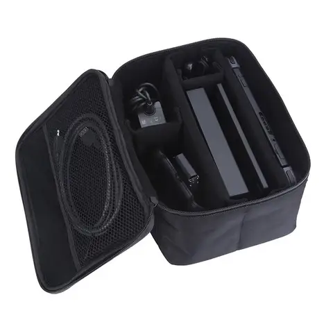 Nintendo Switch game Storage Case High Capacity Carrying Bag Travel Game Handbag Double Zipper Design Game Accessories