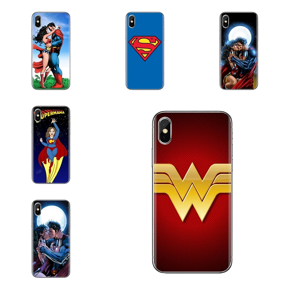 Для samsung Galaxy S2 S3 S4 S5 MINI S6 S7 edge S8 S9 Plus Note 2 3 4 5 8 Coque Fundas Супермен Бэтмен чудо-женщина ТПУ