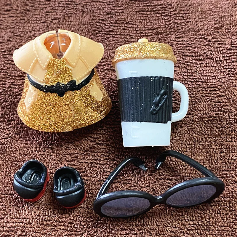 Original Clothes and Accessories Set for 8 cm Dolls - Dress Suit and Unicorn Outfit Toy Gift