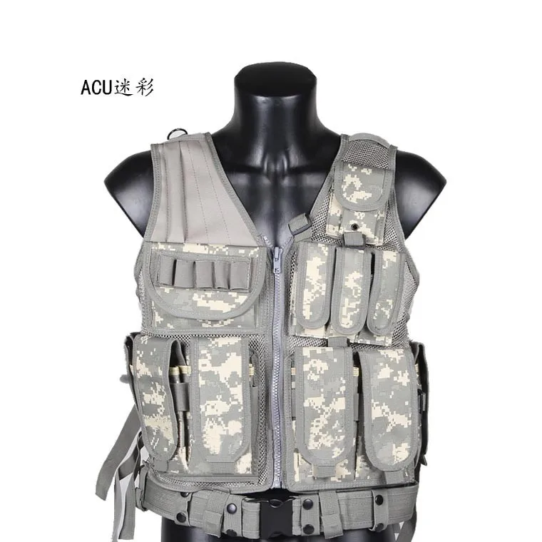 Военный тактический жилет-амфибия, охотничий защитный жилет, камуфляжный цветной жилет для тела amour Battle Molle Combat assaft Plate Carrier Vest
