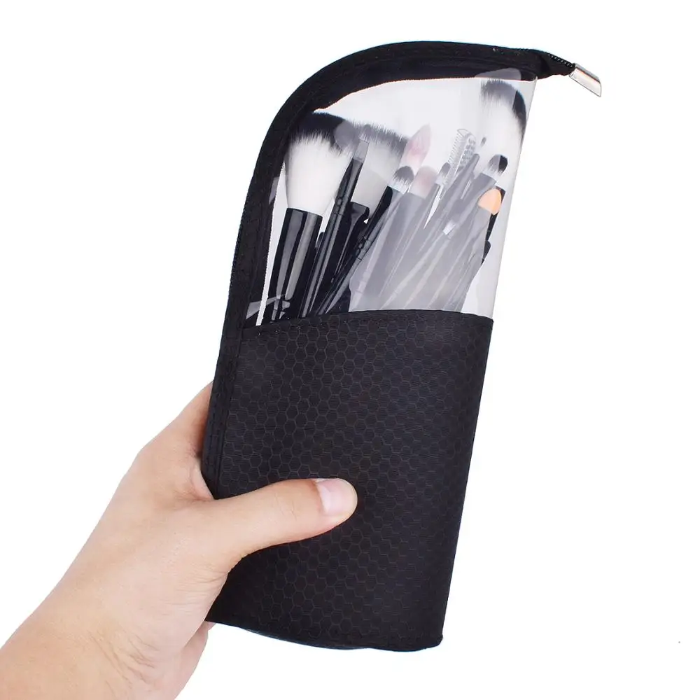 

Makeup Brush Bag Travel Brushes Toiletry Bag Case Zipper Pouch Organizer Holder Dustproof for Women and Girls Beauty Case