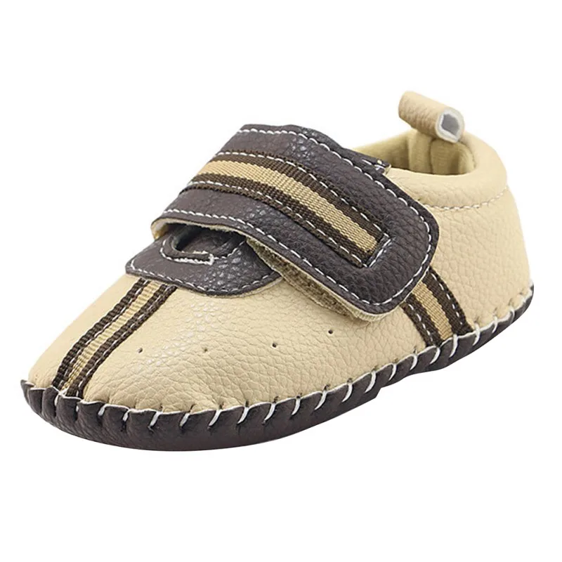 

Hotborn Baby Coffee Color Pattern Soft Rubber Casual Shoe Prewalker Soft-soled Anti-slip Shoes