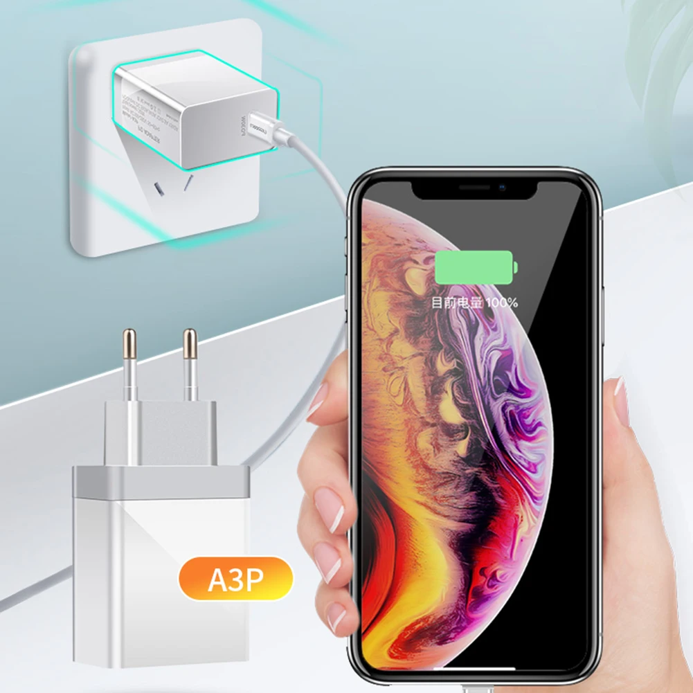PD Charge 3.0 USB Charger Type C QC 3.0 Charger for Samsung s10 plus 30W PD 3.0 Fast Charger for iPhone 11 Pro