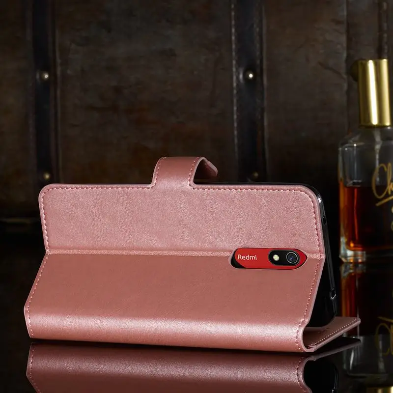 Чехол для Xiaomi Redmi 8, кожаный чехол-книжка С Откидывающейся Крышкой, чехол для телефона Redmi 8A, чехол с отделениями для карт, Противоударная защита
