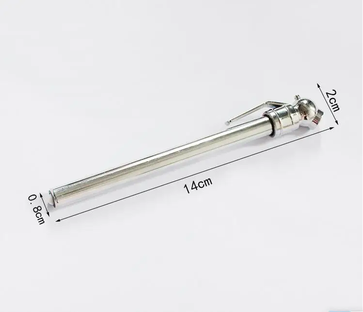 Измеритель давления в шинах/шинах Серебряный 5-50 PSI прочный манометр форма ручки