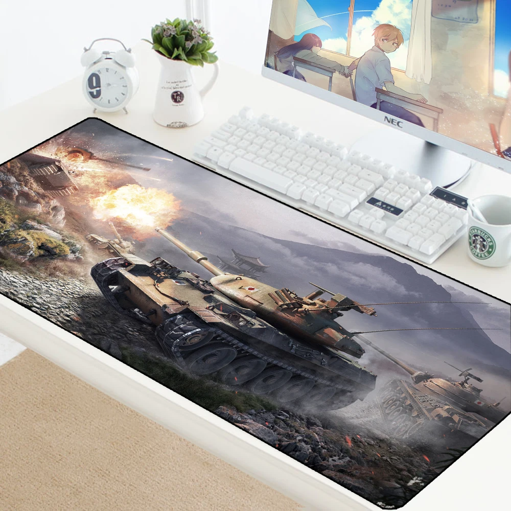 Коврик для мыши 70x30 см Коврик для мыши подарок для мальчика игровой коврик для мыши геймера персонализированные коврики для мыши Клавиатура компьютер PC коврик коврики World of Tanks