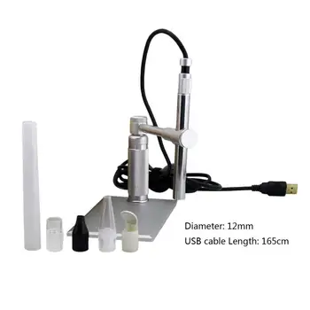 

2/5MP USB 500X 8 LED Digital Microscope Endoscope Magnifier Camera+Lift Stand