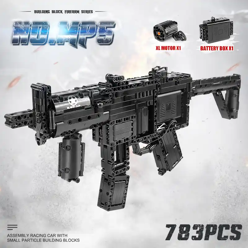 783pcs 98K Sniper Rifle Pistol Boy Military Gun Model Building Blocks Bricks Boy