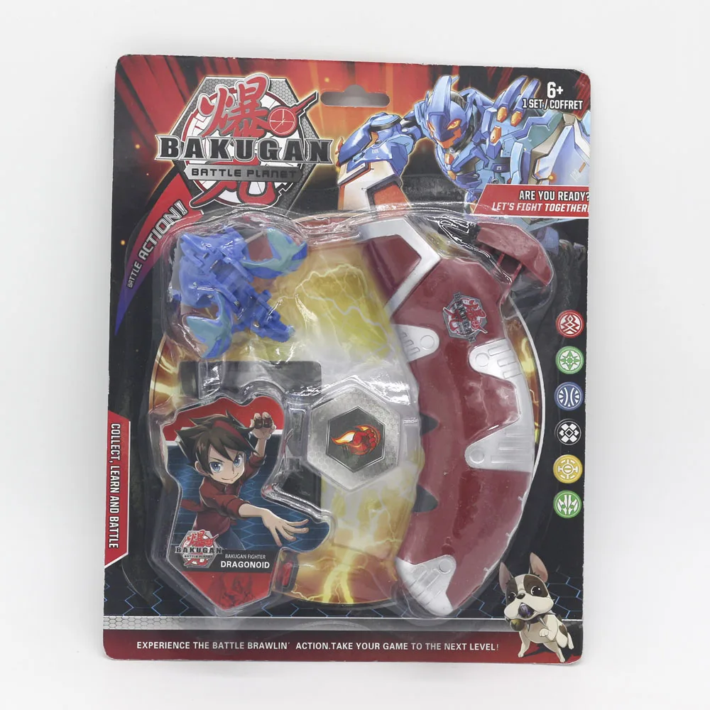 TAKARA TOMY batch Planet Toys бакуган Ball Dragon ID BAKUGAN Brawlers стартовый пакет Юла игровые игрушки для детей - Цвет: handle B