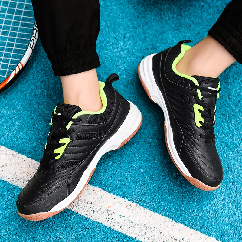 Новая теннисная обувь, обувь для бадминтона, обувь для волейбола, мужские кроссовки, Eva+ резиновая подошва, тренировочная обувь, большие размеры 39-46