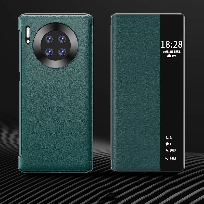 Роскошный кожаный чехол с откидной крышкой для Huawei Mate 40 Pro Plus 5G Mate40 RS 40pro 40RS Mate40pro
