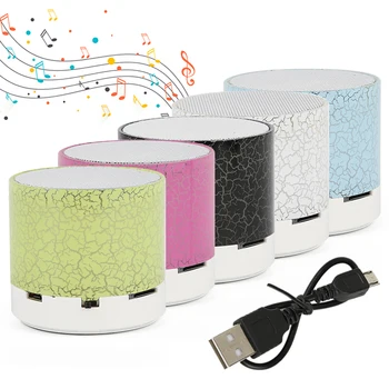 

Wireless Portable Bluetooth Speaker Mini LED Music Audio TF USB FM Stereo Sound Speaker For Xiaomi Phone Computer Column