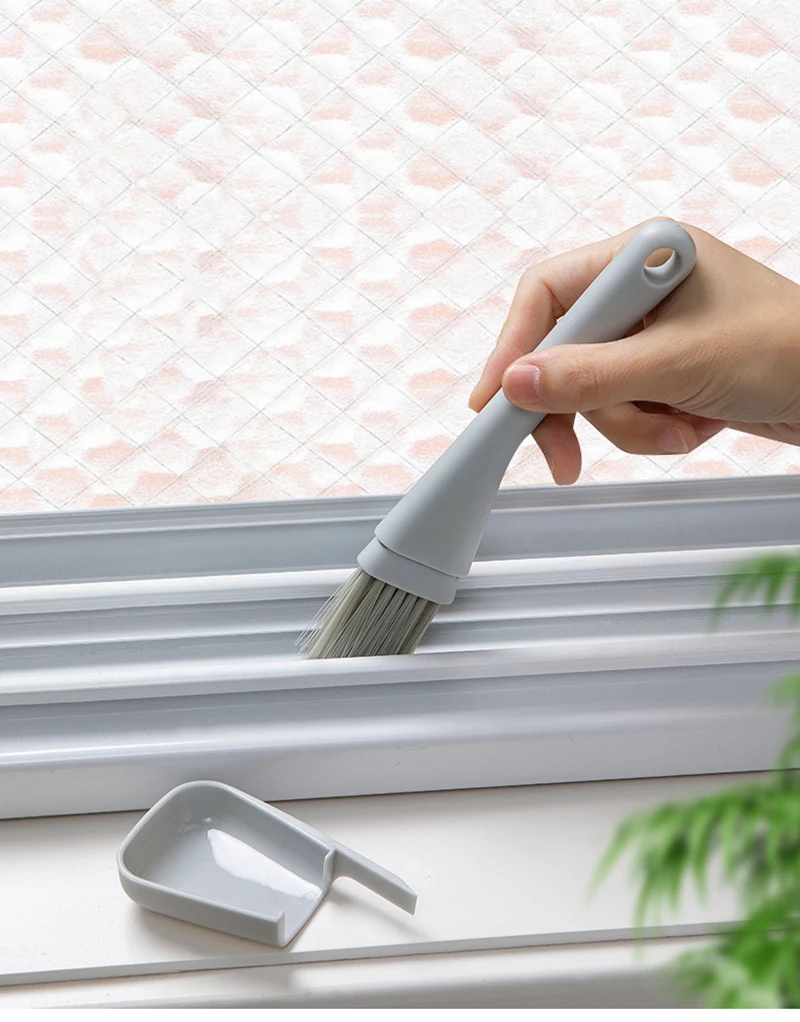 Window Door Track Cleaning Brush Gap Groove Sliding Kit Dust Cleaner Kitchen NEW 