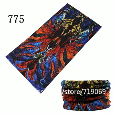 10pcs/lot 701-800 Wholesale Climbing Bicycle Cycling Magic Headband Sport Scarves Cycle Neck Tube Scarf Headwear Bandanas black scarf mens