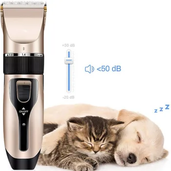 

New Rechargeable Low-noise Pet Hair Clipper Remover Dog Hair Trimmer Professional Grooming Electric Scissor Clipper 2020