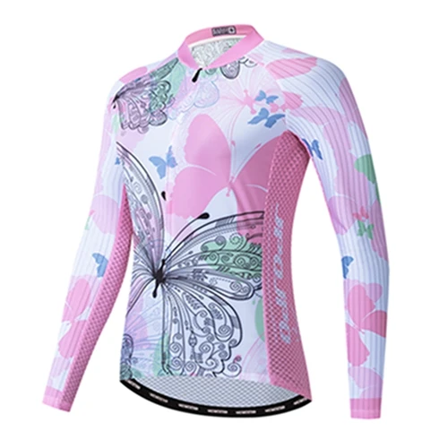 JP6029 Weimostar с длинным рукавом Для женщин Велоспорт Джерси MTB дорожный велосипед куртка Pro женский велосипед Костюмы Mujer Спортивная велосипедная футболка Ropa Ciclismo - Цвет: JP6029