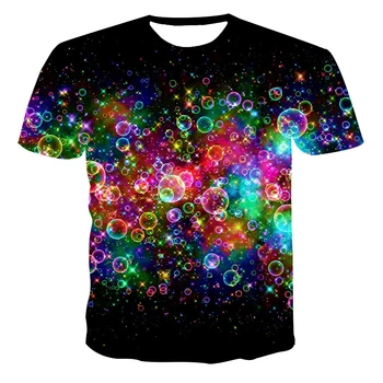 

2020 new fake jacket print t shirt animation 3D t shirt summer fashion short-sleeved t shirt men's and women's short-sleeved t s