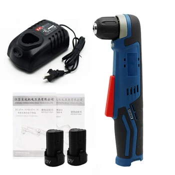 Online Rechargeable Electric Drill Adjustable Forward And Reverse Switching With LED Light Power Indicator Power Tool Accessories WWO