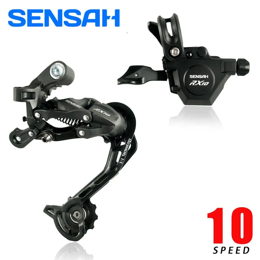 SENSAH RX10 1x10 триггерный переключатель передач + задние переключатели 10s для горного