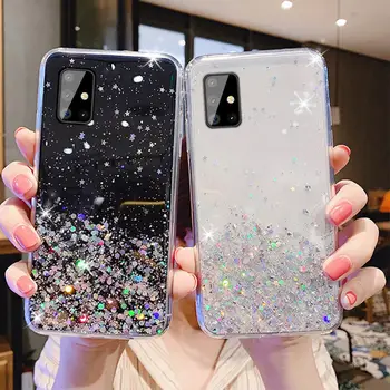 

For Samsung Galaxy A51 SM A515F A515 A516 Case Bling Glitter Soft Back Cover For Samsung Galaxy A71 A716 A716F A 51 71 cases