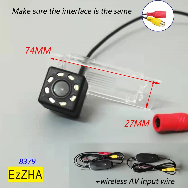 

4 light HD Dynamic Trajectory Tracks Car Rear View Camera For Mercedes-Benz Smart/Renault Kadjar Clio 3 4 Koleos 2 Samsung QM6