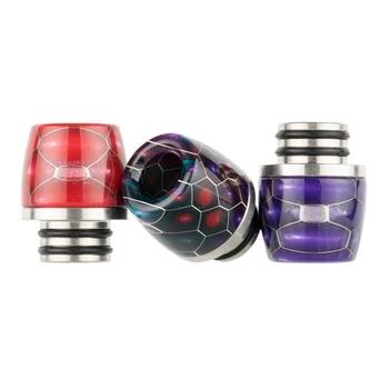 

510 Resin Stainless Steel Drip Tip Mushroom Drip Nozzle Mouthpiece for Atomizer Vape Tank Electronic Cigarette Accessories