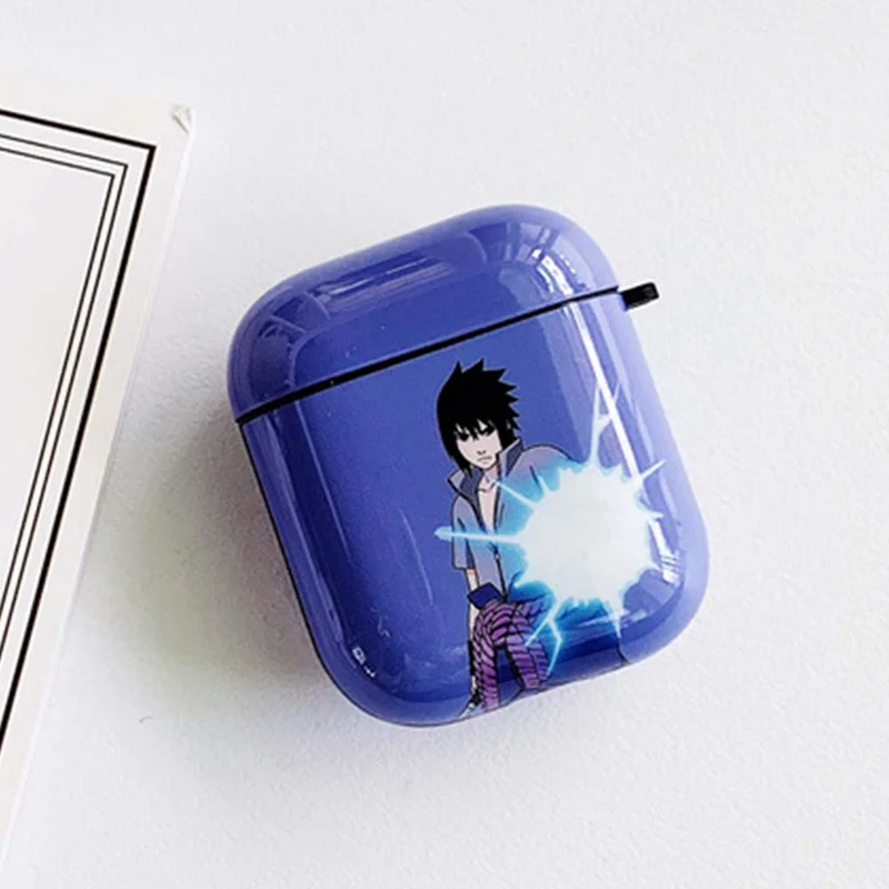 Чехол Naruto для Airpods аниме мультфильм Airpod 1/2 Apple чехол из углеродного волокна