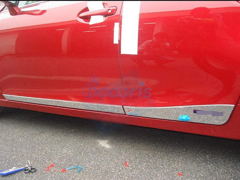 Для Lexus ct200h 2011- зеркальные поверхности двери кузова декоративный молдинг отделка наборы хром автомобиль Стайлинг Аксессуары